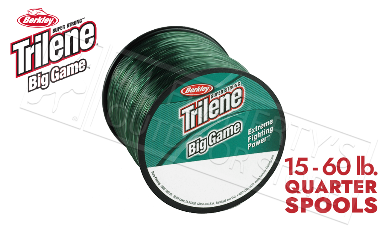 Berkley Trilene Big Game Fishing Line 650 Yards 20 lb Test Green