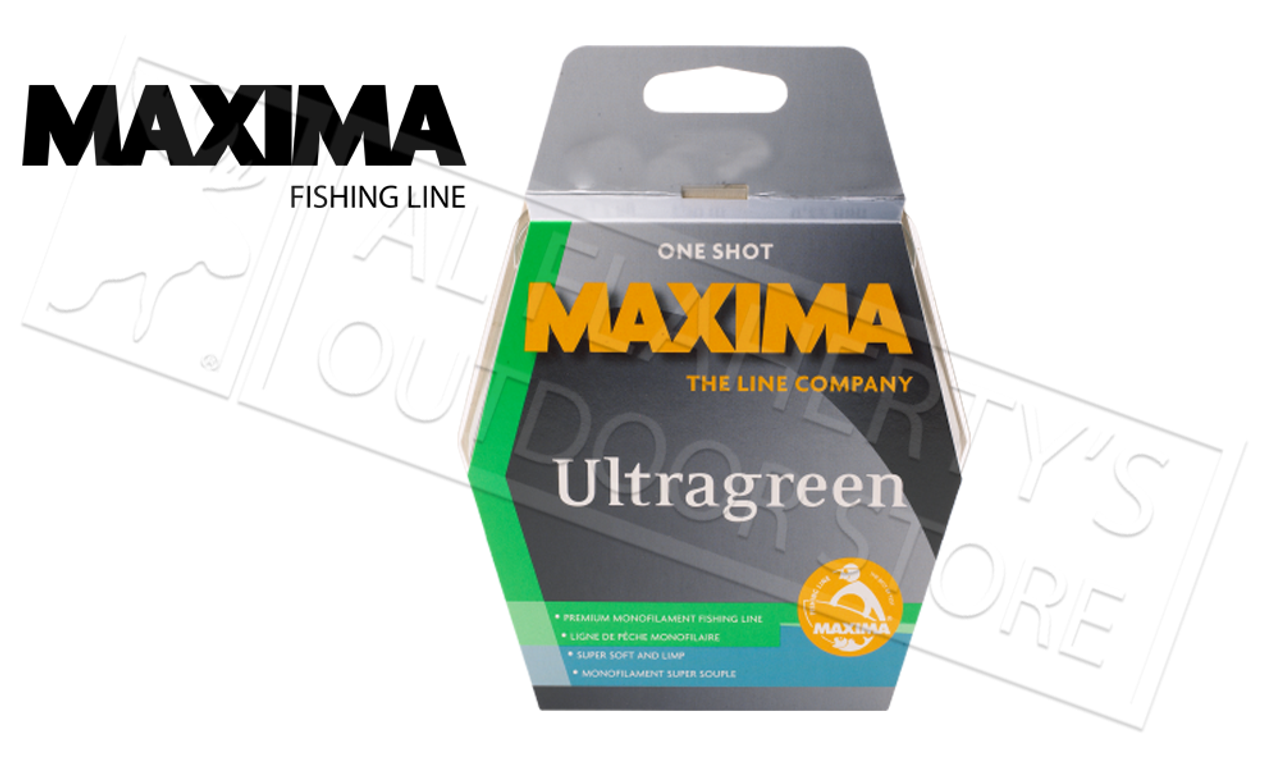 Maxima One Shot Ultragreen Spools, 250 to 220 Yards #MOG - Al Flaherty's  Outdoor Store