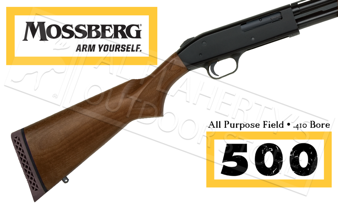 Mossberg 500 Hunting All Purpose Field Shotgun 410 Gauge 24