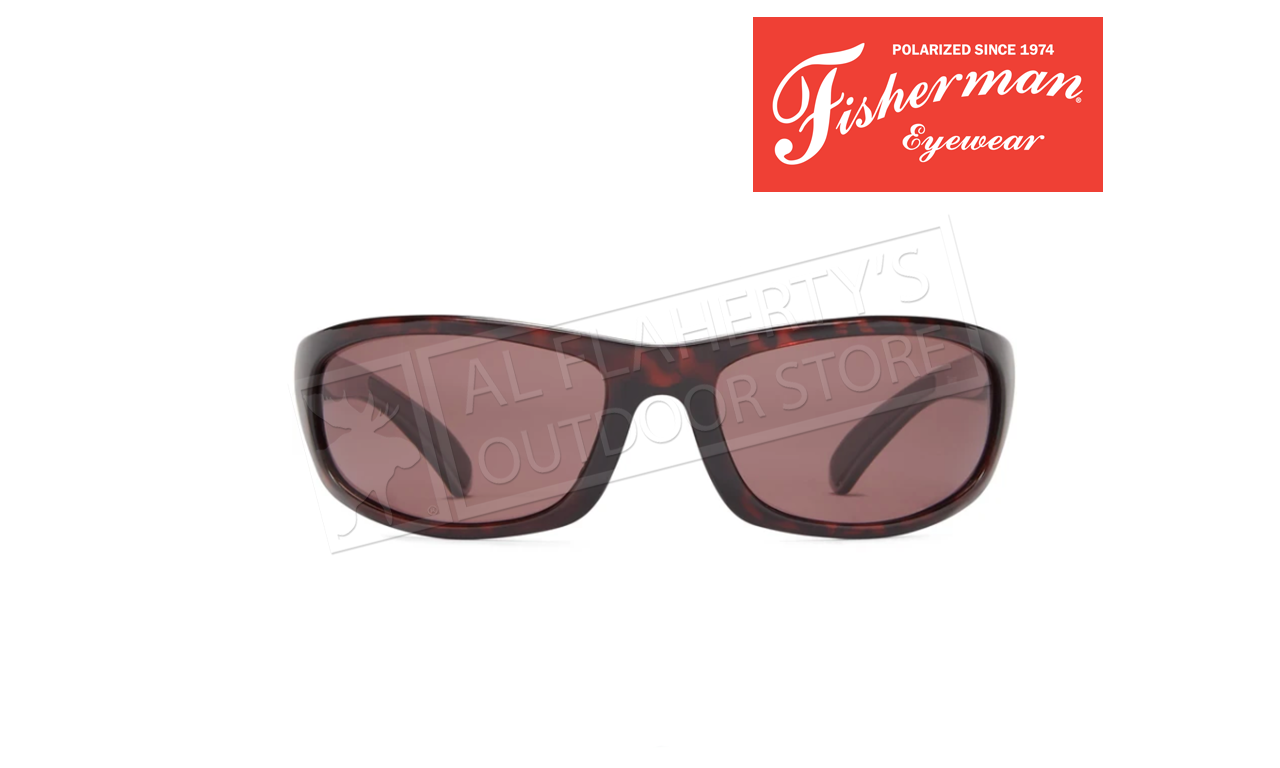 Fisherman Eyewear Permit Polarized Glasses, Brown Tortoise and Copper Lens  #90619N