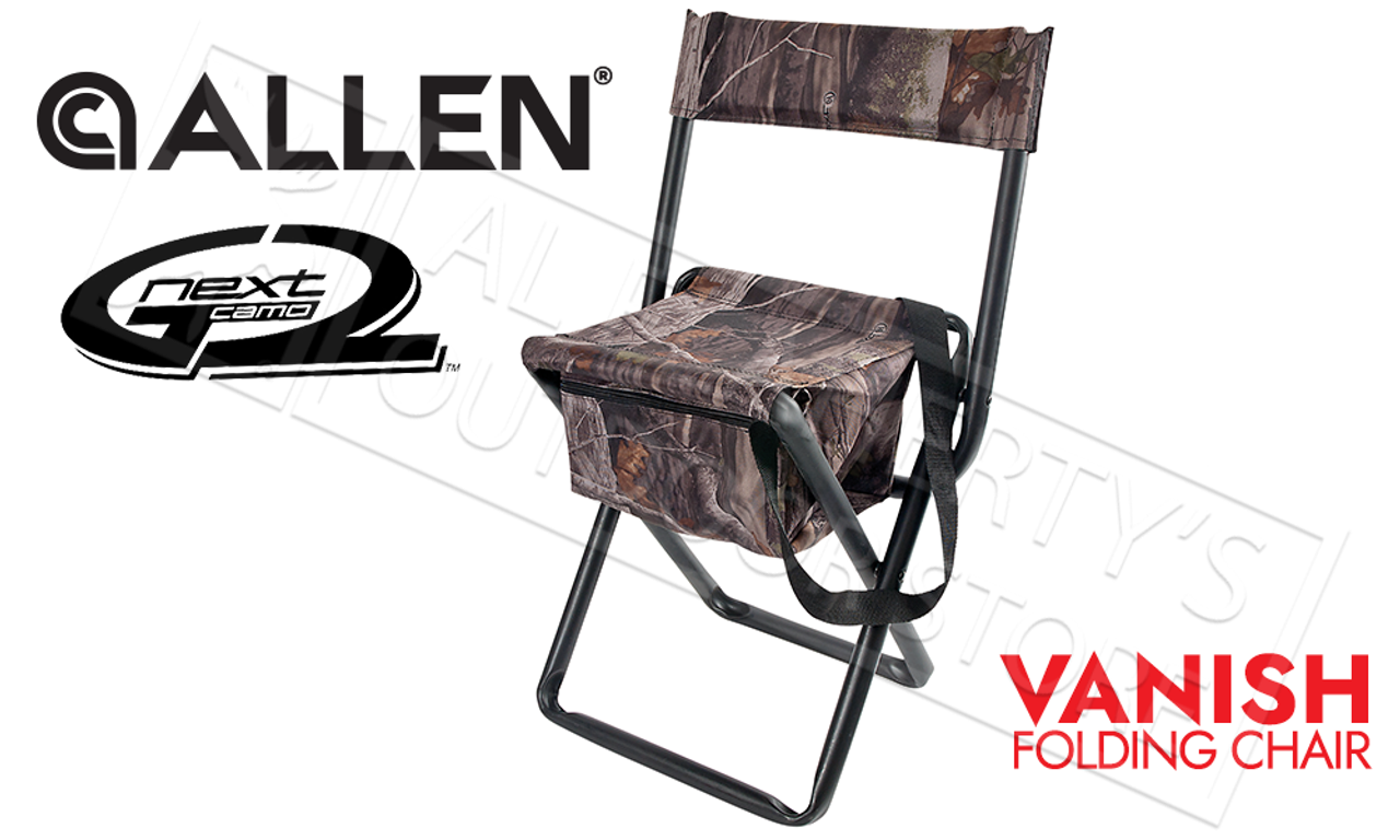 Allen 5854 Vanish Hunting Next G2 Folding Chair W/ Back