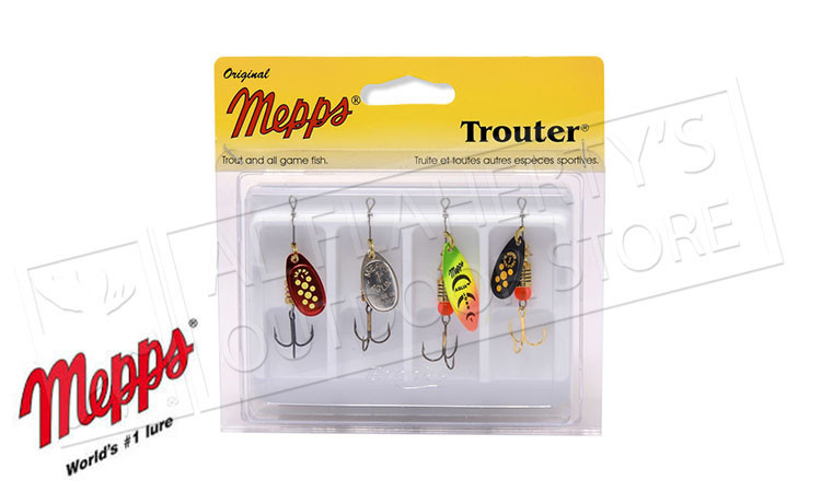Mepps Kit - Trouter 4-Pack, Unressed #4-K1 - Al Flahertys Outdoor Store