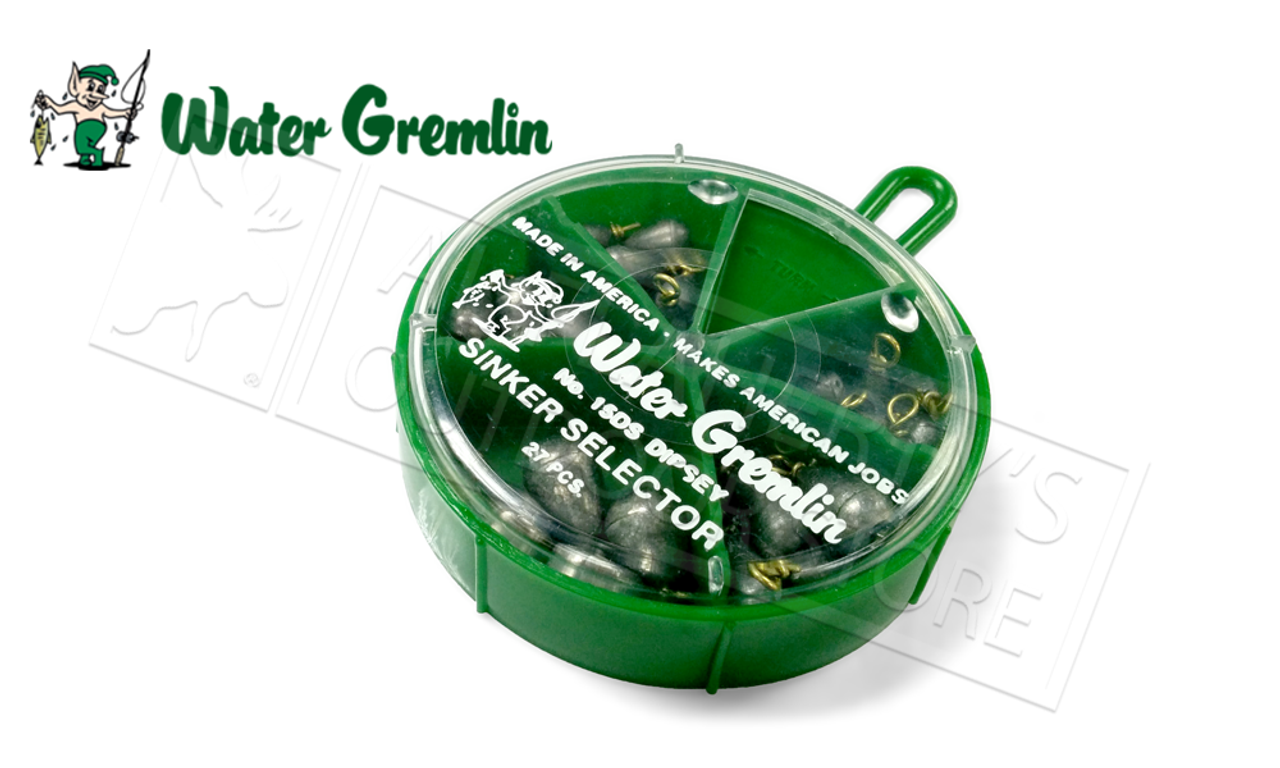 Water Gremlin PSLD-9 Snap-Loc Dipsey Swivel Sinker