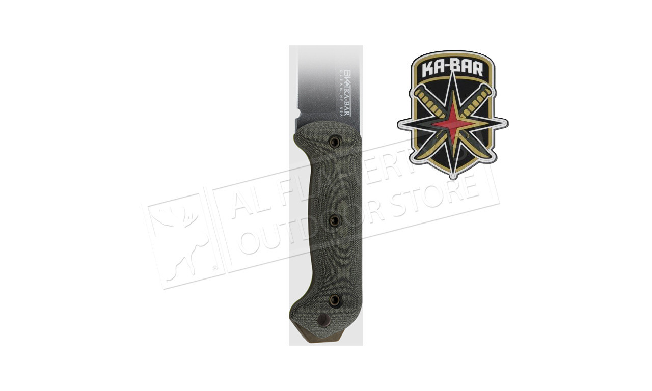KA-BAR Black Micarta Becker Handle Set for Full Size Becker Knives # ...