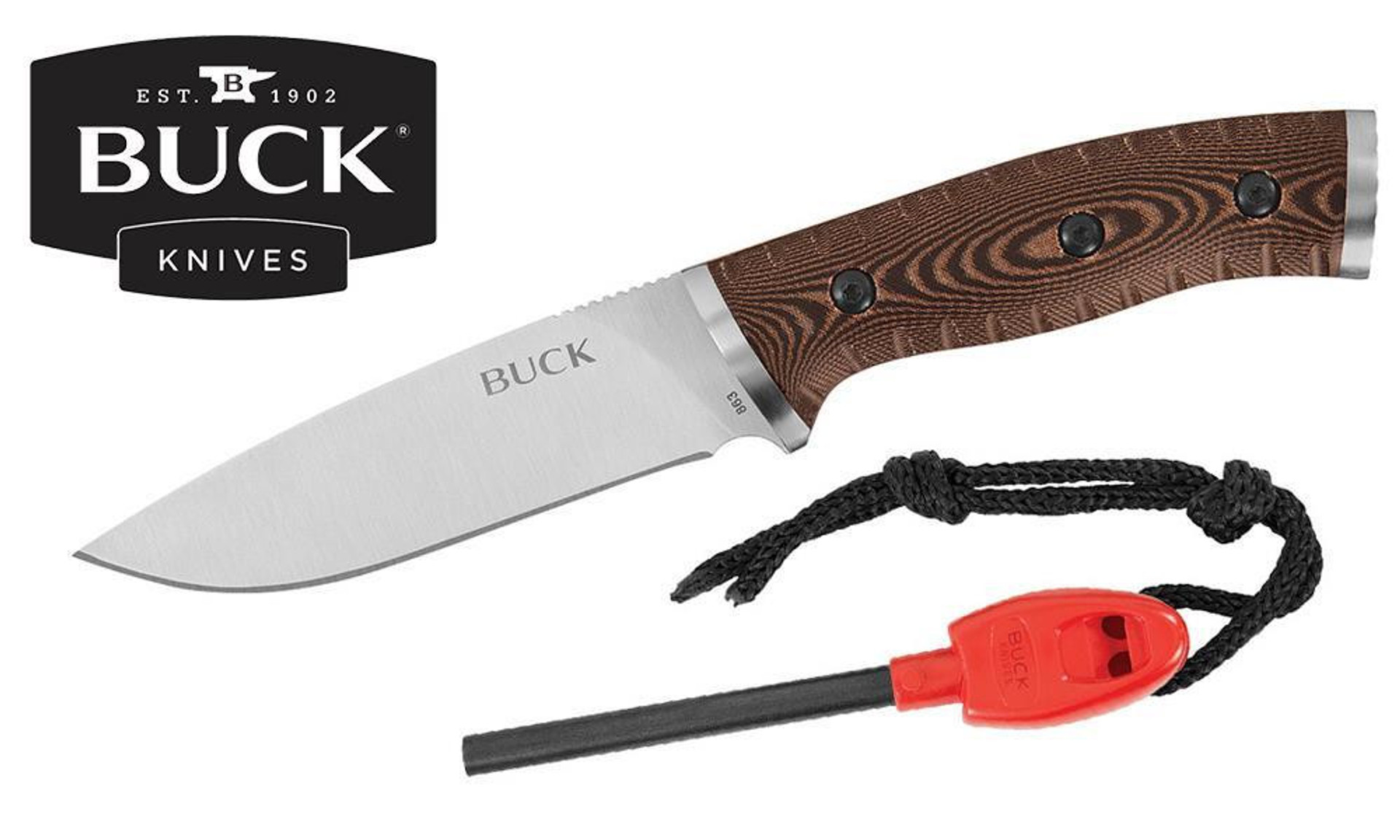 Buck Knives 863 Selkirk Survival Knife with Fire-Starter #0863BRS-B