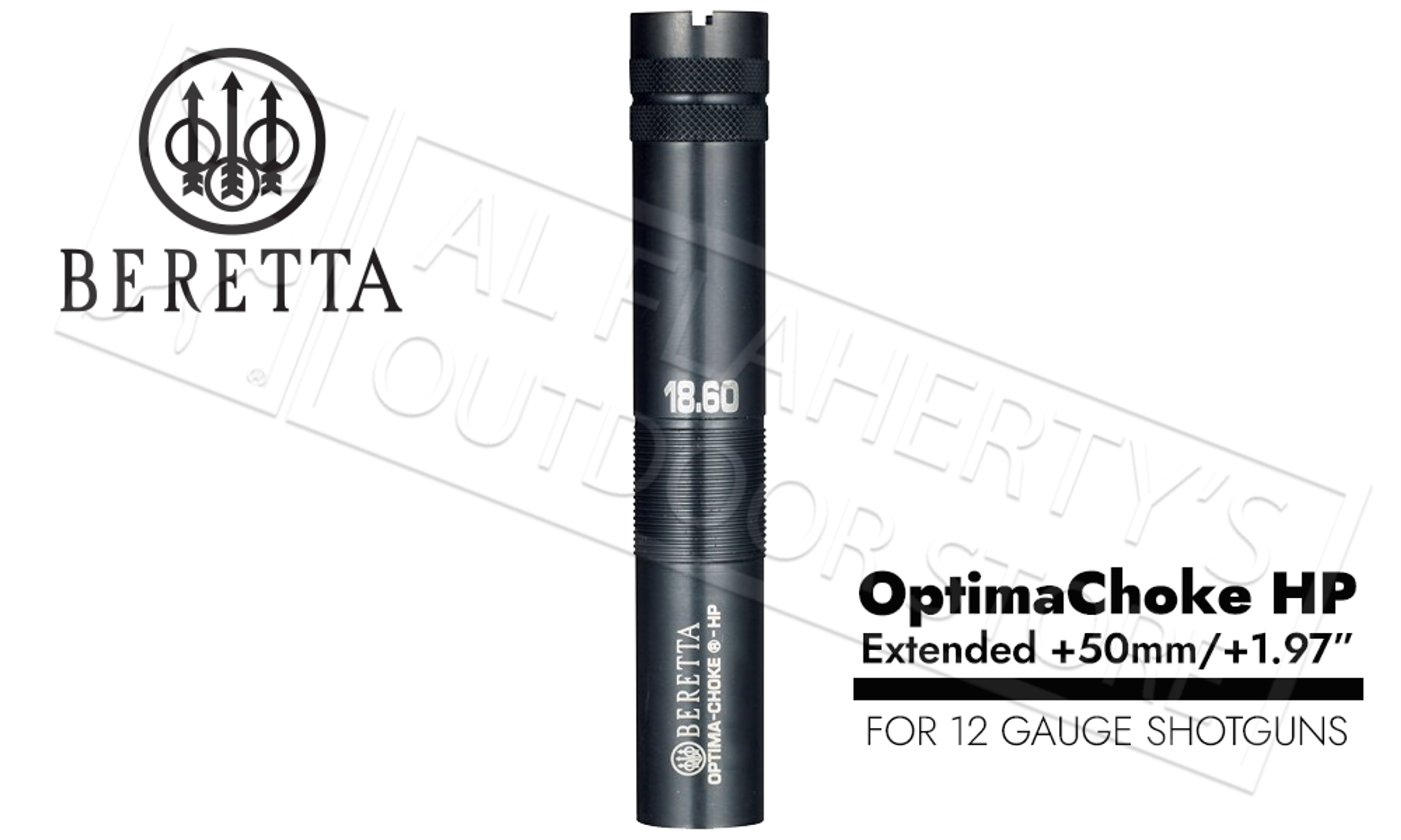 Beretta Choke Tubes Optima HP Extended Black 12 Gauge C622 Al