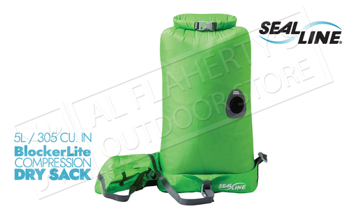 SealLine BlockerLite Compression Dry Sacks with PurgeAir Valve - 5L #10266 SealLine BlockerLite Compression Dry Sacks with PurgeAir Valve - 5L #10266