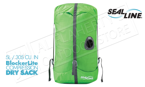 SealLine BlockerLite Compression Dry Sacks with PurgeAir Valve - 5L #10266 SealLine BlockerLite Compression Dry Sacks with PurgeAir Valve - 5L #10266