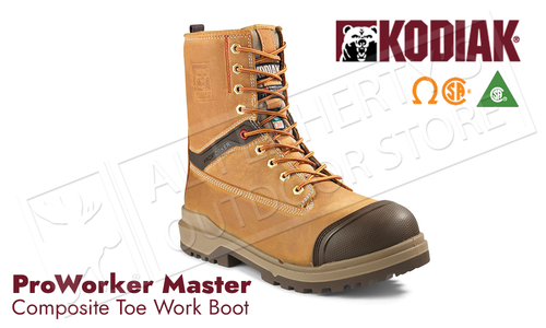 Kodiak ProWorker Master - Leather with Composite Toe 8 Inch Work Boot #KD0A4NK3