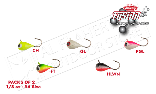 Berkley Fusion Tungsten Jig 1/8 oz - Pack of 2 #FSN19TJ6 Berkley Fusion Tungsten Jig 1/8 oz - Pack of 2 #FSN19TJ6