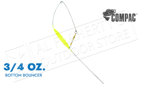 Compac Bottom Bouncer, Chartreuse 3/4 oz. #1390C-5 Compac Bottom Bouncer, Chartreuse 3/4 oz. #1390C-5