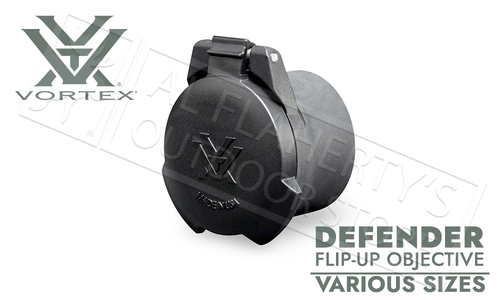 Vortex Defender Flip Cap Objective Lens 32, 40, 44, & 50mm Vortex Defender Flip Cap Objective Lens 32, 40, 44, & 50mm