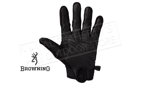 Browning Ace Shooting Gloves, Black M - XL #307020990