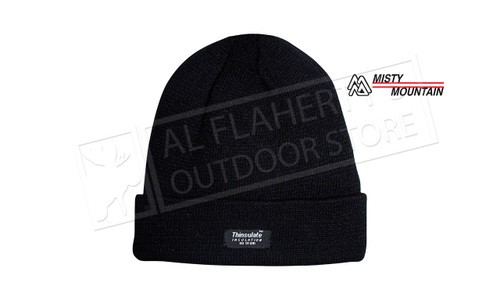Misty Mountain Thinsulate Acrylic Toque #841 Black Misty Mountain Thinsulate Acrylic Toque #841 Black