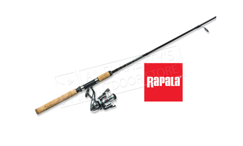 Rapala Husky Rod & Reel Spinning Combo, 6'6" Medium Action #RAPTX2SP66M2