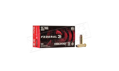 Federal American Eagle 357 Magnum 158 Grain FMJ Box of 50 #AE357A Federal American Eagle 357 Magnum 158 Grain FMJ Box of 50 #AE357A