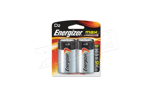 Energizer MAX D Batteries - Pack of 2 #E95BP2 Energizer MAX D Batteries - Pack of 2 #E95BP2