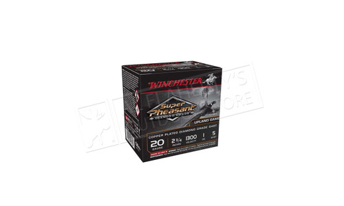 Winchester Super Pheasant Diamond Grade Shells 20 Gauge 2-3/4", 1 oz, 1300 FPS, Box of 25 #SPDG20 Winchester Super Pheasant Diamond Grade Shells 20 Gauge 2-3/4", 1 oz, 1300 FPS, Box of 25 #SPDG20