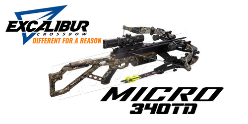 Excalibur Micro 340 Takedown Crossbow - Realtree Timber with Tact 100 Scope #E74118