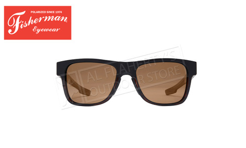 Fisherman Eyewear Cover,  Shiny Black Tortoise Fade/Brown Lens #50743002