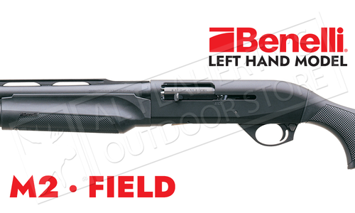 Benelli M2 Field Shotgun Left-Handed Black Synthetic with ComforTech Stock - 12 or 20 Gauge