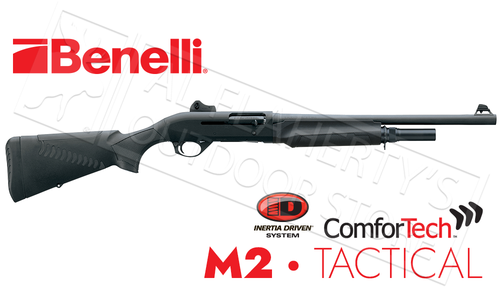 Benelli M2 Tactical Shotgun 12 Gauge, 18.5" Barrel with ComforTech #11029 Benelli M2 Tactical Shotgun 12 Gauge, 18.5" Barrel with ComforTech #11029