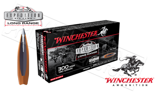 Winchester Ammo S300WMCT Expedition Big Game Hunting 300 Win Mag