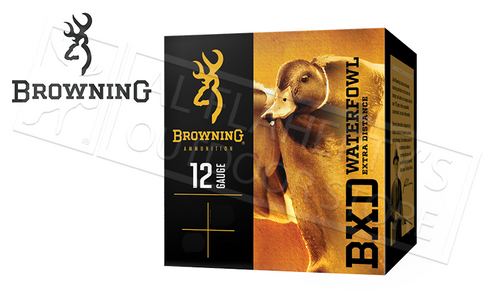 Browning Ammo BXD Waterfowl Steel Shot Shells 12 Gauge 3.5" 1-1/2 oz Box of 25 #B19341124 Browning Ammo BXD Waterfowl Steel Shot Shells 12 Gauge 3.5" 1-1/2 oz Box of 25 #B19341124