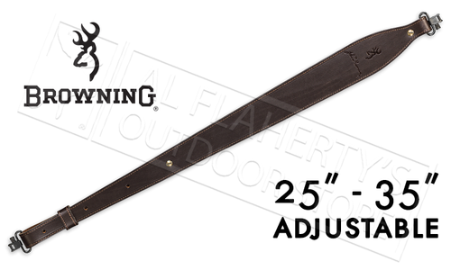 Browning JMB Signature Sling, Leather 35" Adjustable #122398