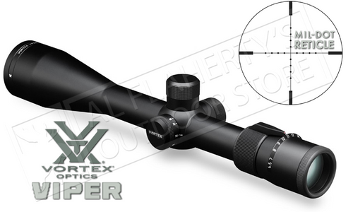 Vortex Viper 6.5-20x50mm PA Scope with Mil-Dot Reticle #VPR-M-06MD Vortex Viper 6.5-20x50mm PA Scope with Mil-Dot Reticle #VPR-M-06MD