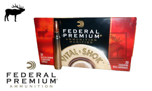 Federal Premium 300 Winchester Magnum Vital Shok, Nosler Partition 180 Grain Box of 20 #P300WD2C