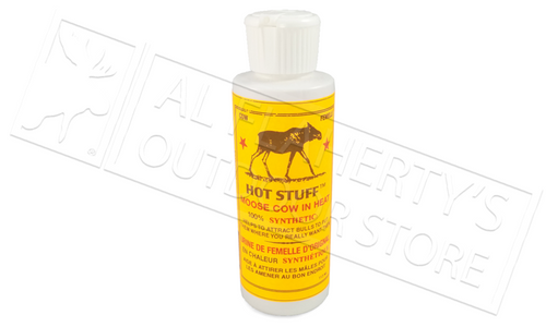 Huntmaster Hot Stuff Moose Cow in Heat Synthetic Urine, 113mL Bottle