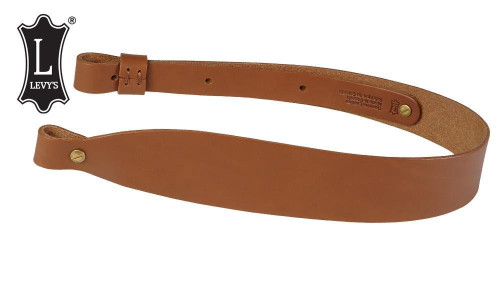 Levy's Leathers Classic Leather Cobra Rifle Sling, Natural Tan #S21-NAT