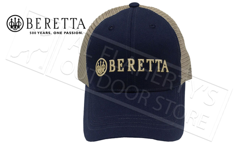 Beretta LP Trucker Hat in Navy Blue #BC05201660