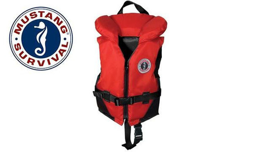 Mustang Classic PFD - Infant Size 20 to 30 lbs., Red & Black