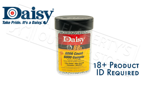 Daisy .177 BB Zinc Plated Steel, Bottle of 6000 #0060 Daisy .177 BB Zinc Plated Steel, Bottle of 6000 #0060