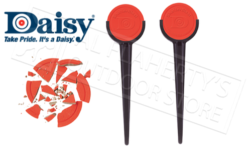 Daisy ShatterBlast Airgun Clay Targets with Holders, 8 Discs & 2 Holders #872