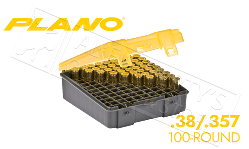 Plano Handgun Hinged-Top 100 Round Ammo Boxes