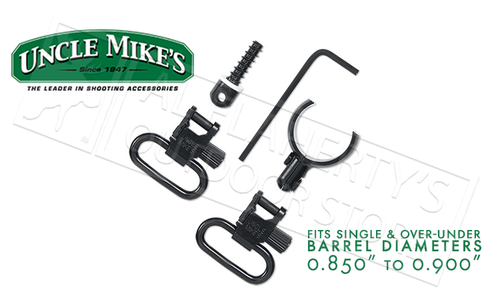 Uncle Mike's Magnum Band Swivel Kit for Single and Over Under Guns, .850"-.900" Diameter #1591-2 Uncle Mike's Magnum Band Swivel Kit for Single and Over Under Guns, .850"-.900" Diameter #1591-2