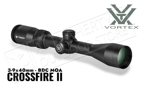 Vortex Crossfire II 3-9x40mm Scope with BDC Reticle #CF2-31007 Vortex Crossfire II 3-9x40mm Scope with BDC Reticle #CF2-31007