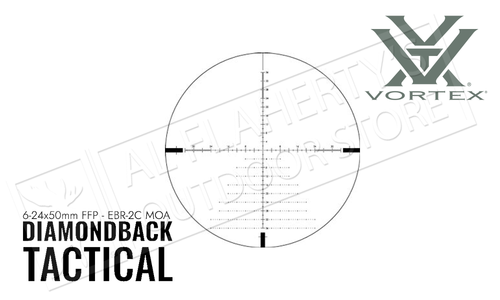 Vortex Diamondback Tactical 6-24x50 FFP EBR-2C MOA Reticle #DBK-10028 Vortex Diamondback Tactical 6-24x50 FFP EBR-2C MOA Reticle #DBK-10028