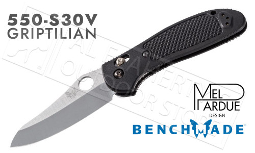 Benchmade 550 Griptilian AXIS Folder with Thumb Hole #550-S30V Benchmade 550 Griptilian AXIS Folder with Thumb Hole #550-S30V