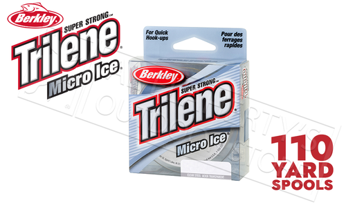 Berkley Trilene Micro Ice Fishing Line, Solar, 110 Yard Spool, 4 - 8 lbs., #MIPSx-81 Berkley Trilene Micro Ice Fishing Line, Solar, 110 Yard Spool, 4 - 8 lbs., #MIPSx-81