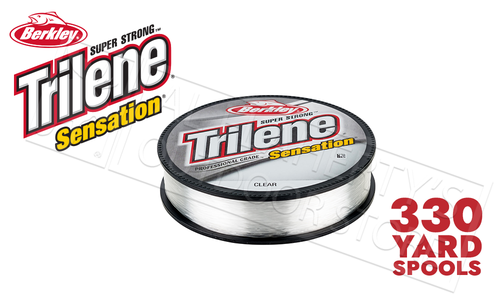Berkley Trilene Sensation Clear, 330yd Spools #SNFSx-15 Berkley Trilene Sensation Clear, 330yd Spools #SNFSx-15