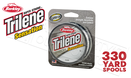 Berkley Trilene Sensation Clear, 330yd Spools #SNFSx-15 Berkley Trilene Sensation Clear, 330yd Spools #SNFSx-15