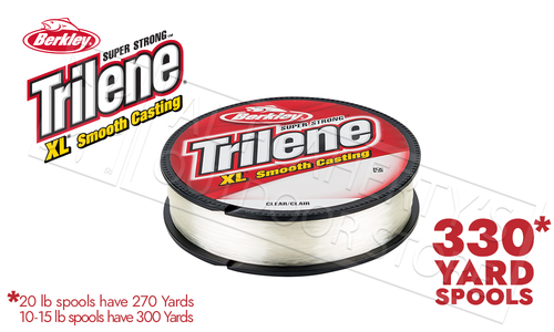 Berkley Trilene XL Smooth Casting Filler Spools, Clear #XLFS Berkley Trilene XL Smooth Casting Filler Spools, Clear #XLFS
