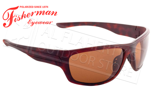 Fisherman Eyewear Striper Polarized Glasses, Matte Brown Tortoise Frame with Brown Lens #96100355 Fisherman Eyewear Striper Polarized Glasses, Matte Brown Tortoise Frame with Brown Lens #96100355