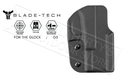 Blade-Tech Signature OWB Holster with Tek-Lok for Glock 19 and 23 Gen 5 Pistols #HOLX0008SG195ASBLKRH Blade-Tech Signature OWB Holster with Tek-Lok for Glock 19 and 23 Gen 5 Pistols #HOLX0008SG195ASBLKRH