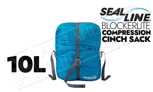 SealLine Blockerlite Compression Cinch Sacks, 10L #09820 SealLine Blockerlite Compression Cinch Sacks, 10L #09820