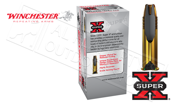Winchester 22LR Super-X Power-Point Copper Jacket HP 40 Grain Box of 50 #X22LRPP